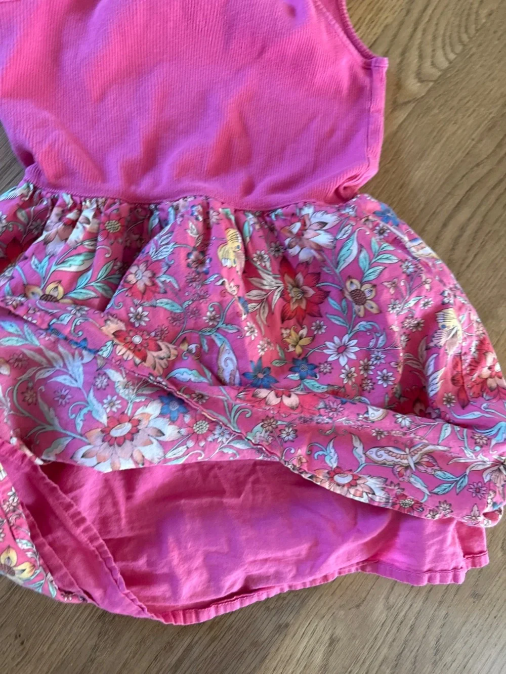 GAP girls floral pink summer dress
